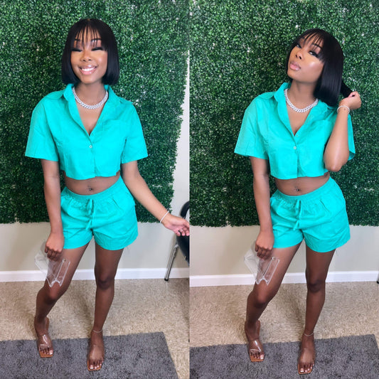 Teal 2 Piece